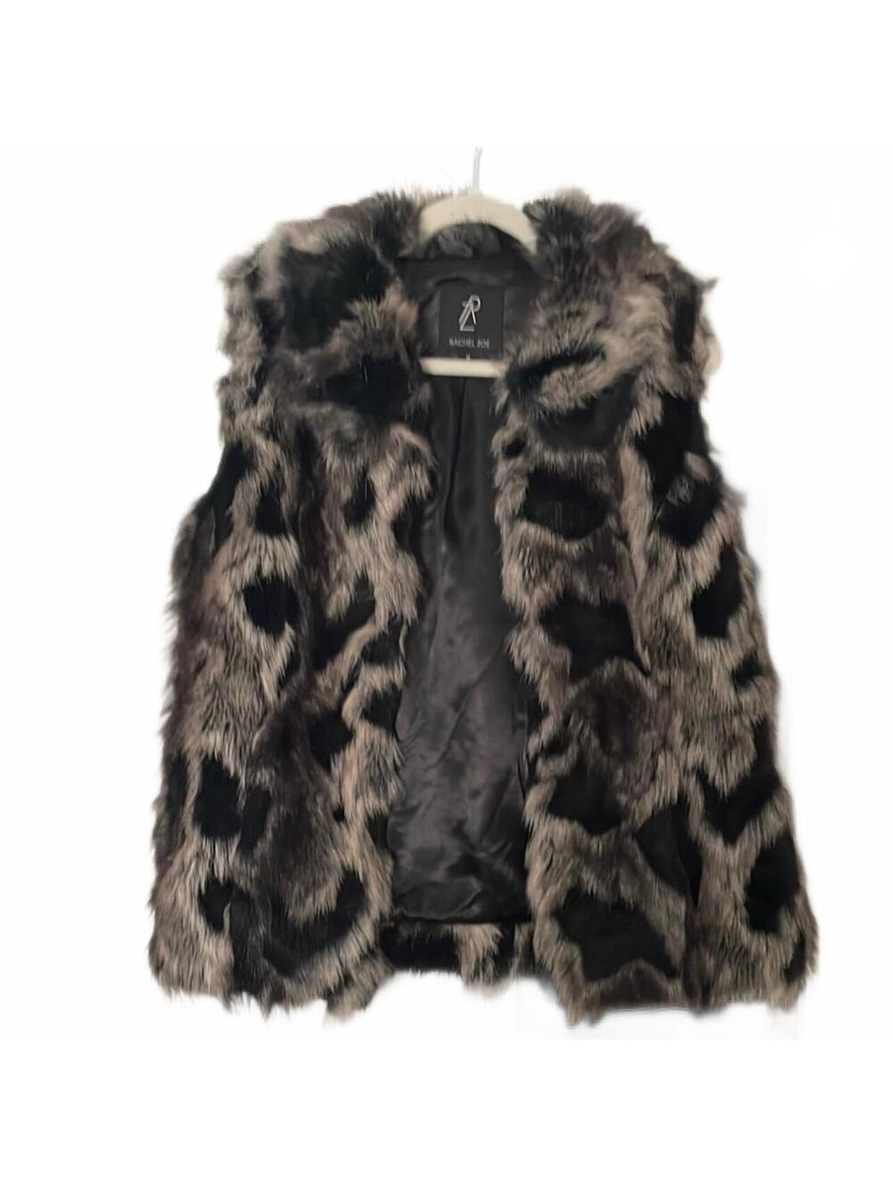 Rachel Zoe Faux Fur Vest Sz Medium